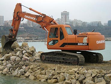 excavator pe senile